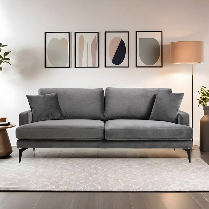 Atelier Del Sofa Papira Sofá de 3 Plazas Gris